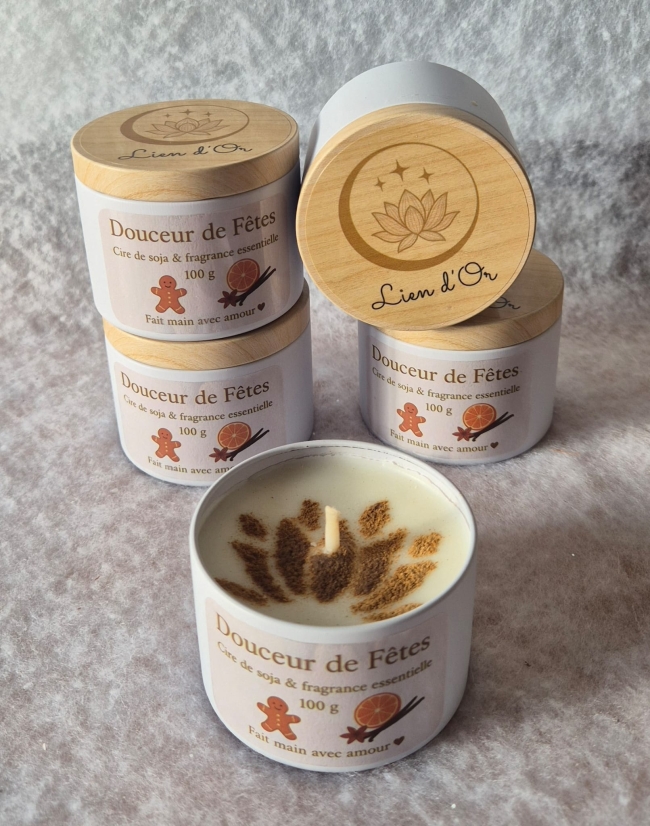 Bougie Douceur de fêtes 